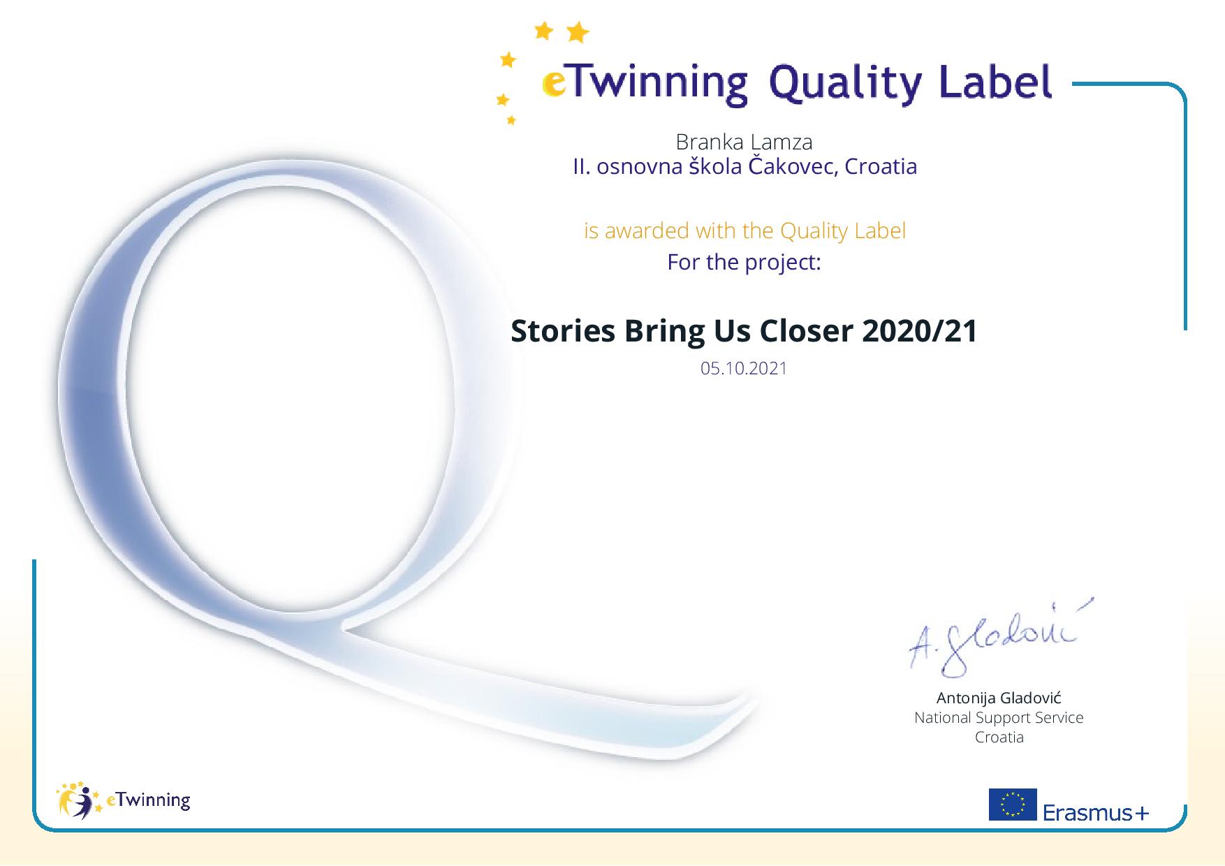 eTwinning QL Branka Lamza